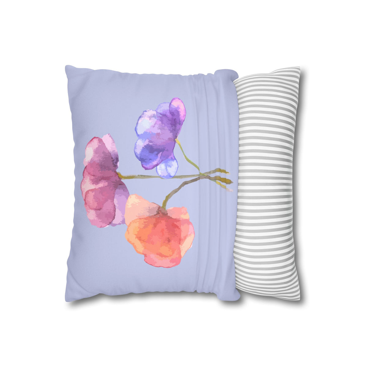 Faux Suede Square Pillowcase