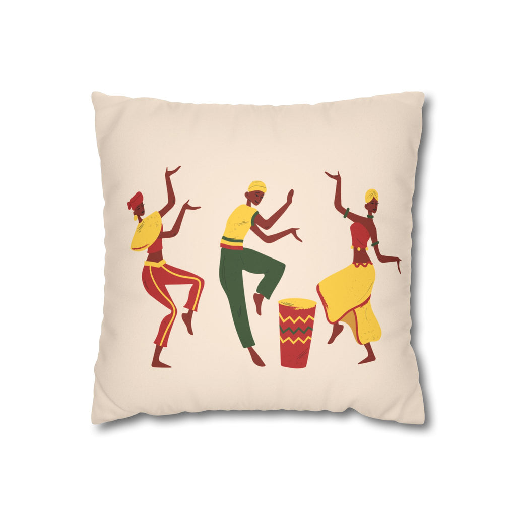 Faux Suede Square Pillowcase