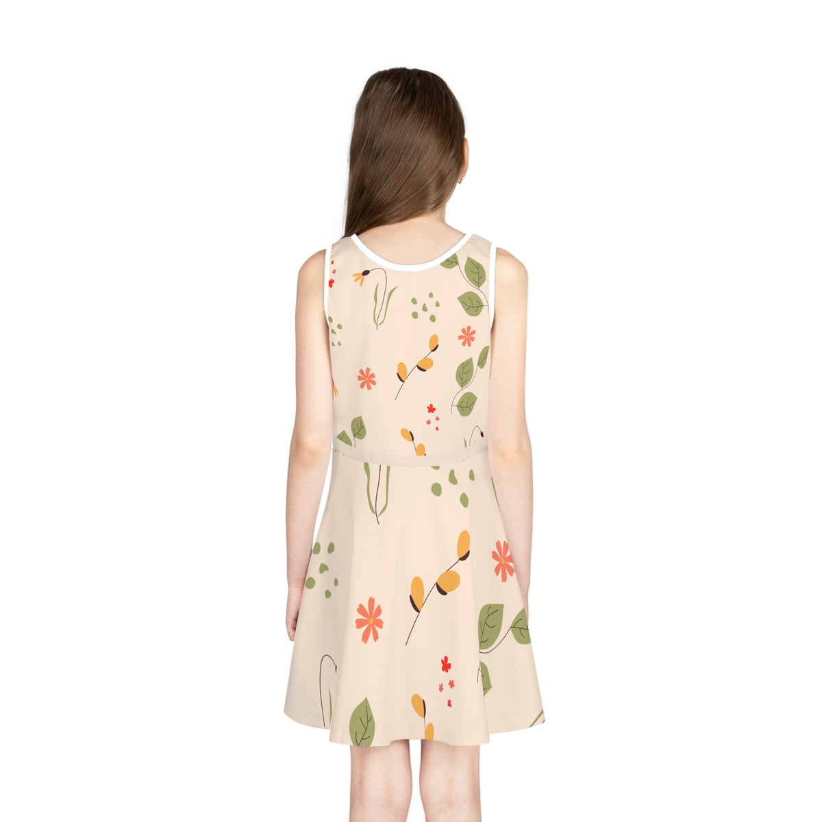 Girls' Sleeveless Sundress (AOP)