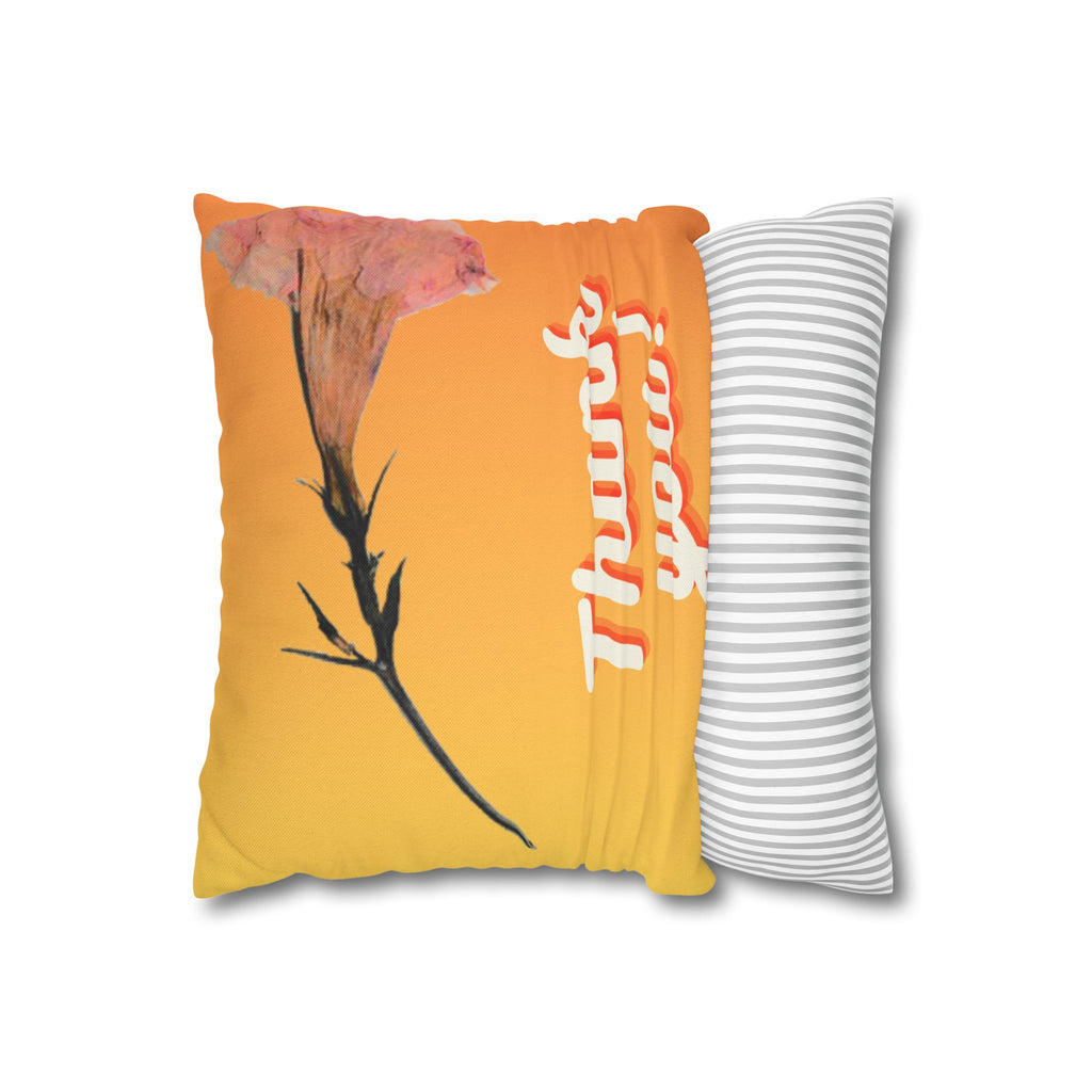 Spun Polyester Square Pillowcase