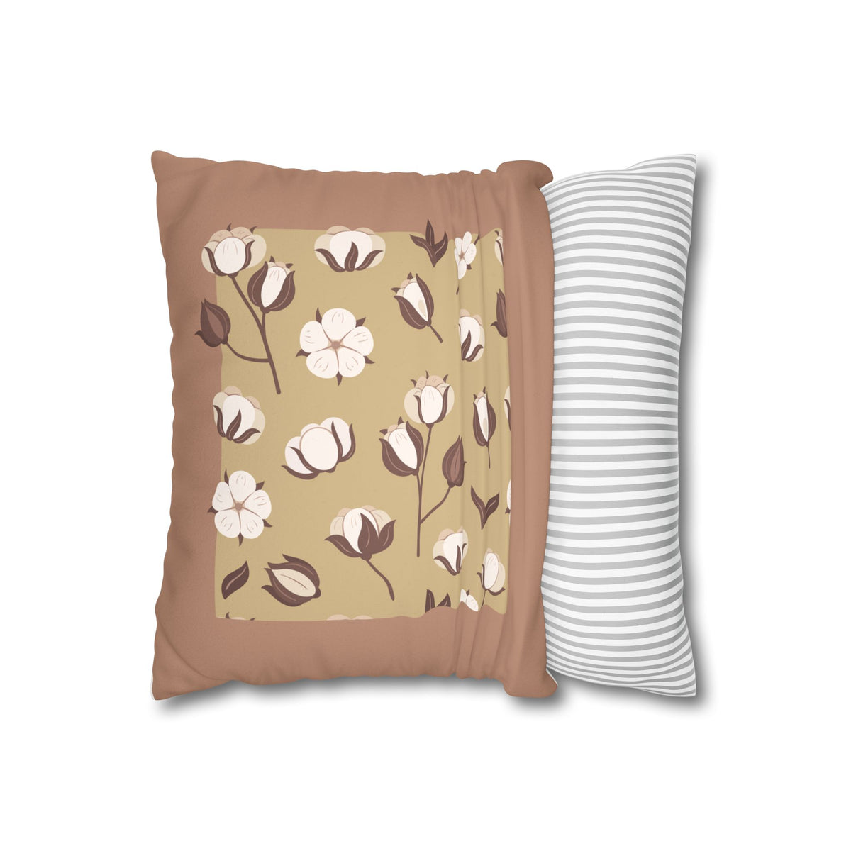 Faux Suede Square Pillowcase