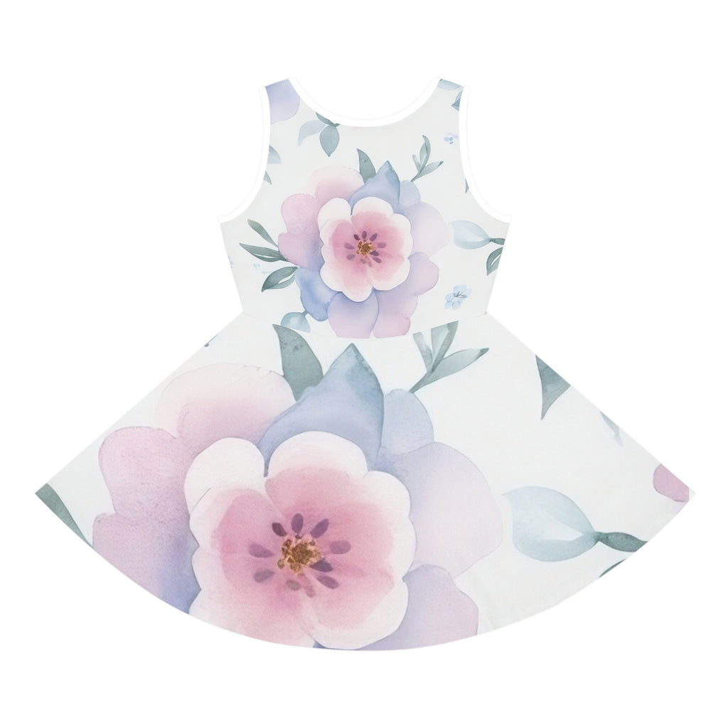 Girls' Sleeveless Sundress (AOP)