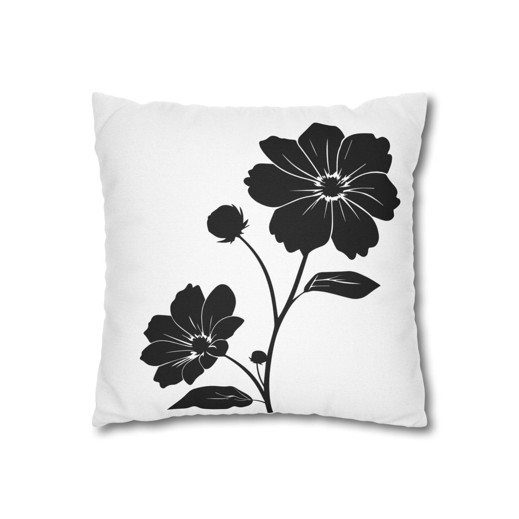 Spun Polyester Square Pillowcase