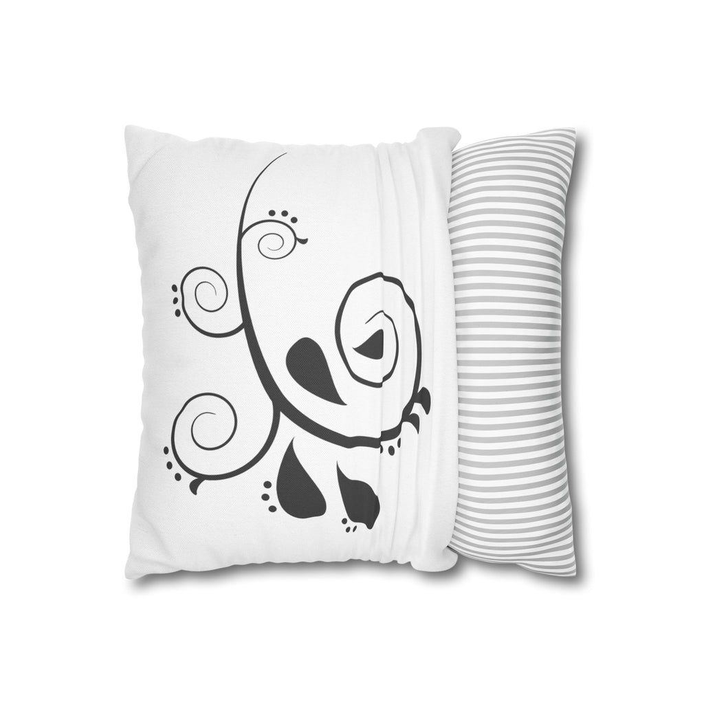 Spun Polyester Square Pillowcase