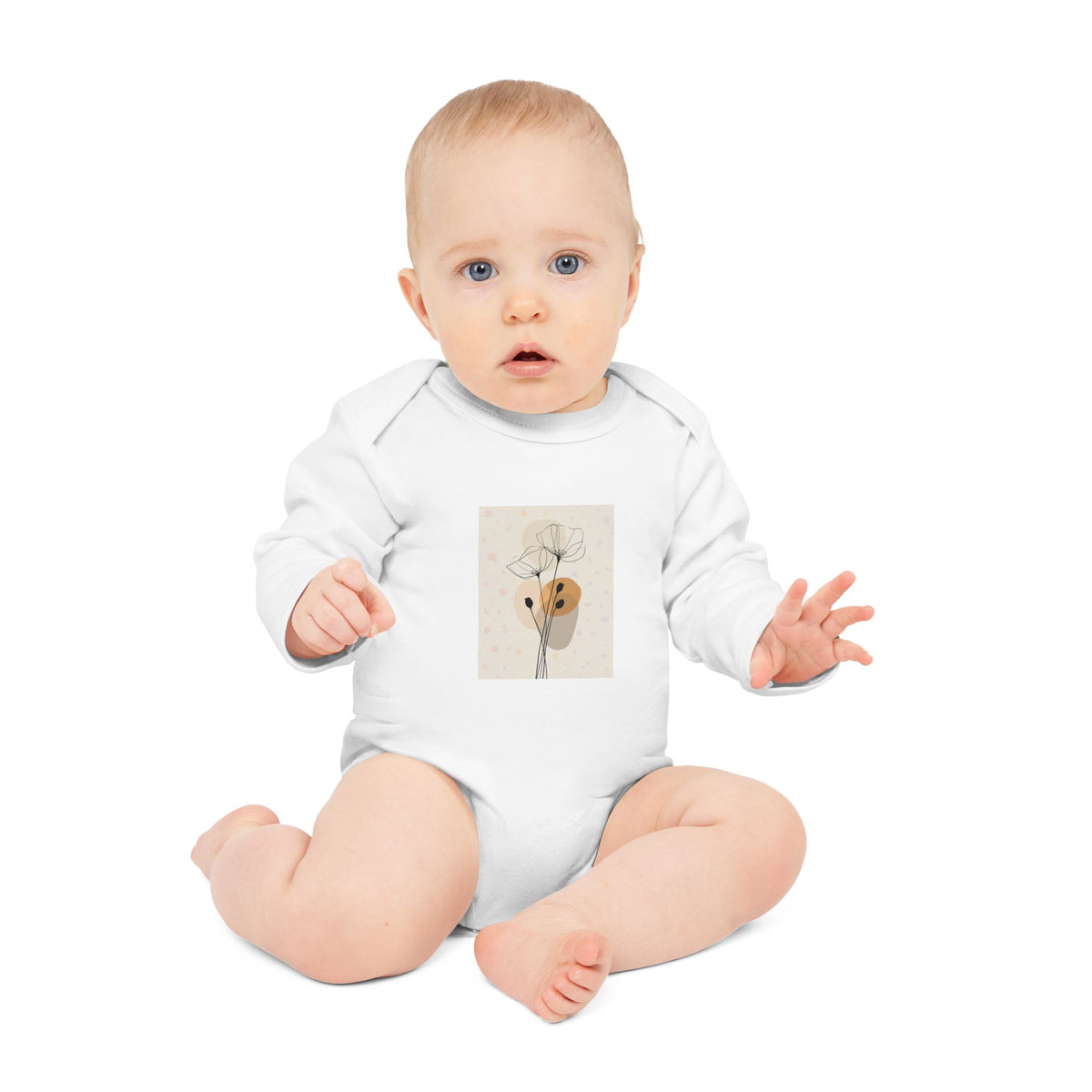 Baby Long-Sleeve Organic Bodysuit