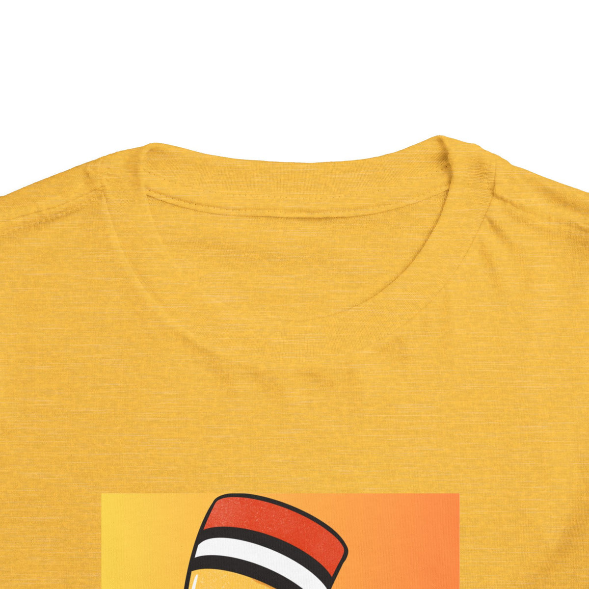 Toddler Tee — Smiling Cartoon Pencil Kids Shirt (Back-to-School, Art Class)
