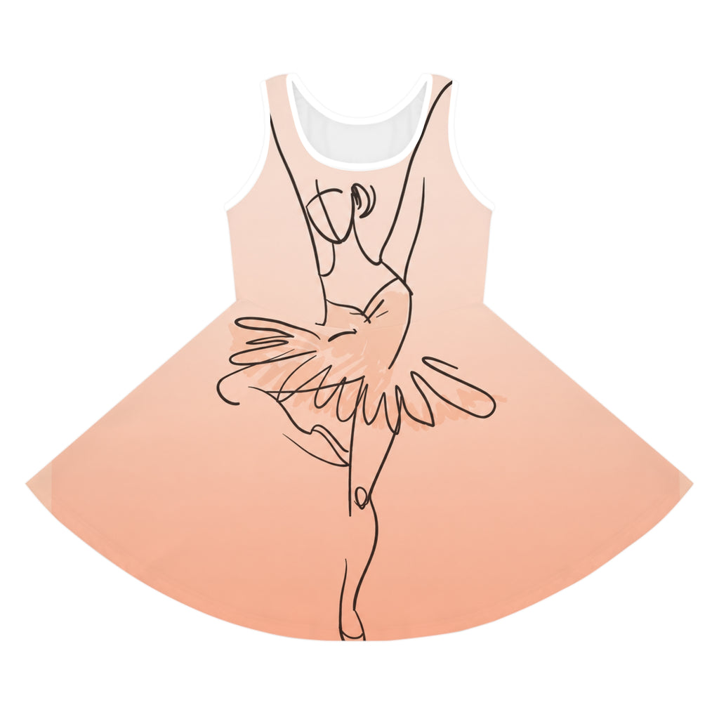 Girls' Sleeveless Sundress (AOP)