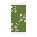 Boho Seashell Beach Towel – Lightweight Fringe Turkish Towel