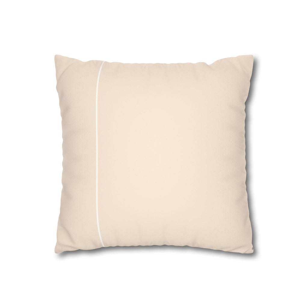 Faux Suede Square Pillowcase