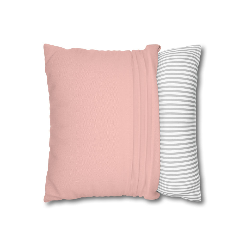 Spun Polyester Square Pillowcase