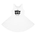 It's a New Day dress | Girls sleeveless sundress, Rise n' Shine typography