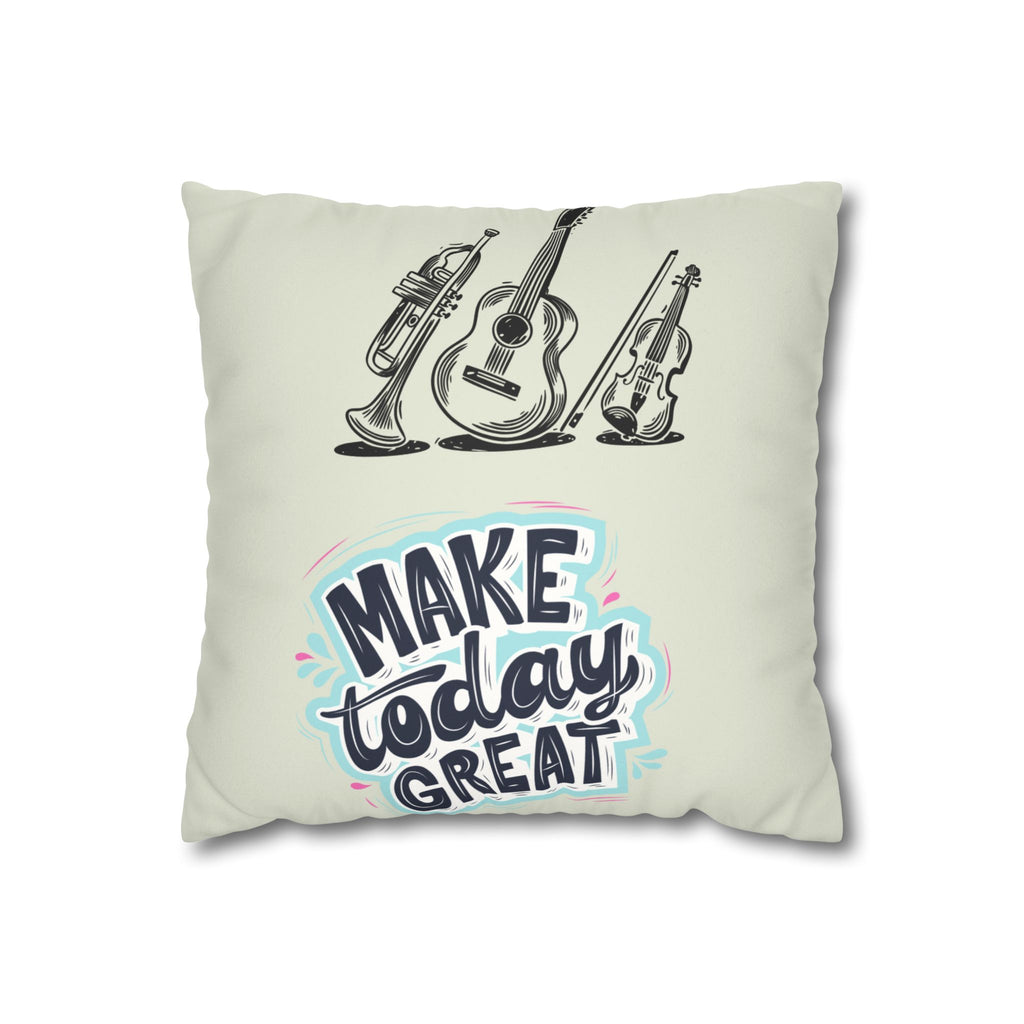 Faux Suede Square Pillowcase