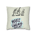 Faux Suede Square Pillowcase