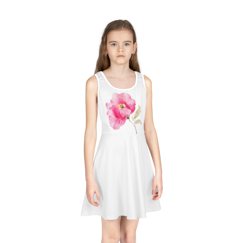 Girls' Sleeveless Sundress (AOP)