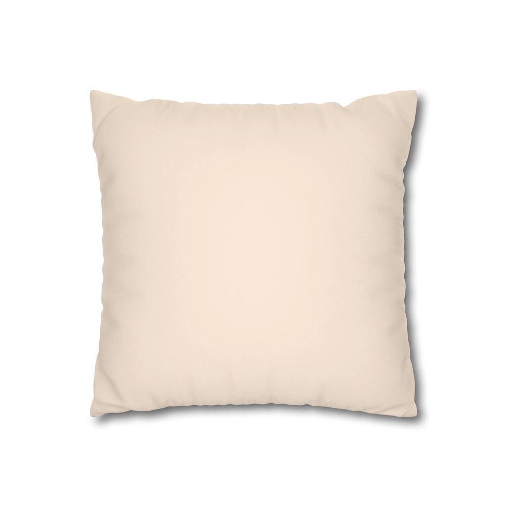 Faux Suede Square Pillowcase