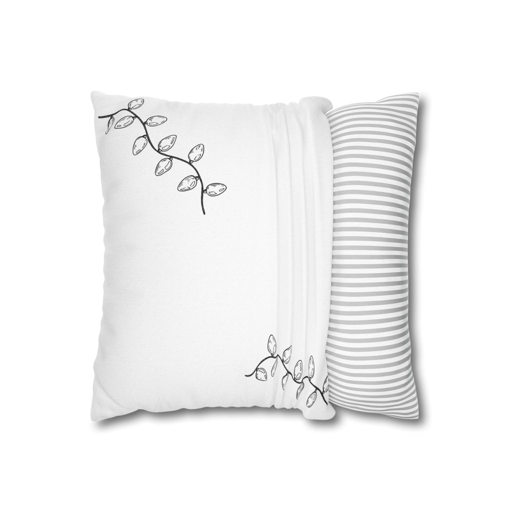 Spun Polyester Square Pillowcase