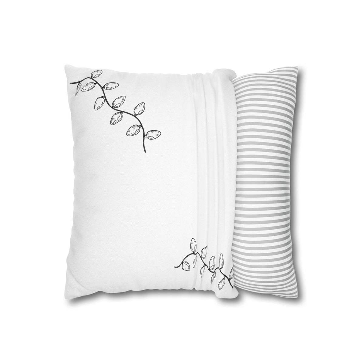 Spun Polyester Square Pillowcase