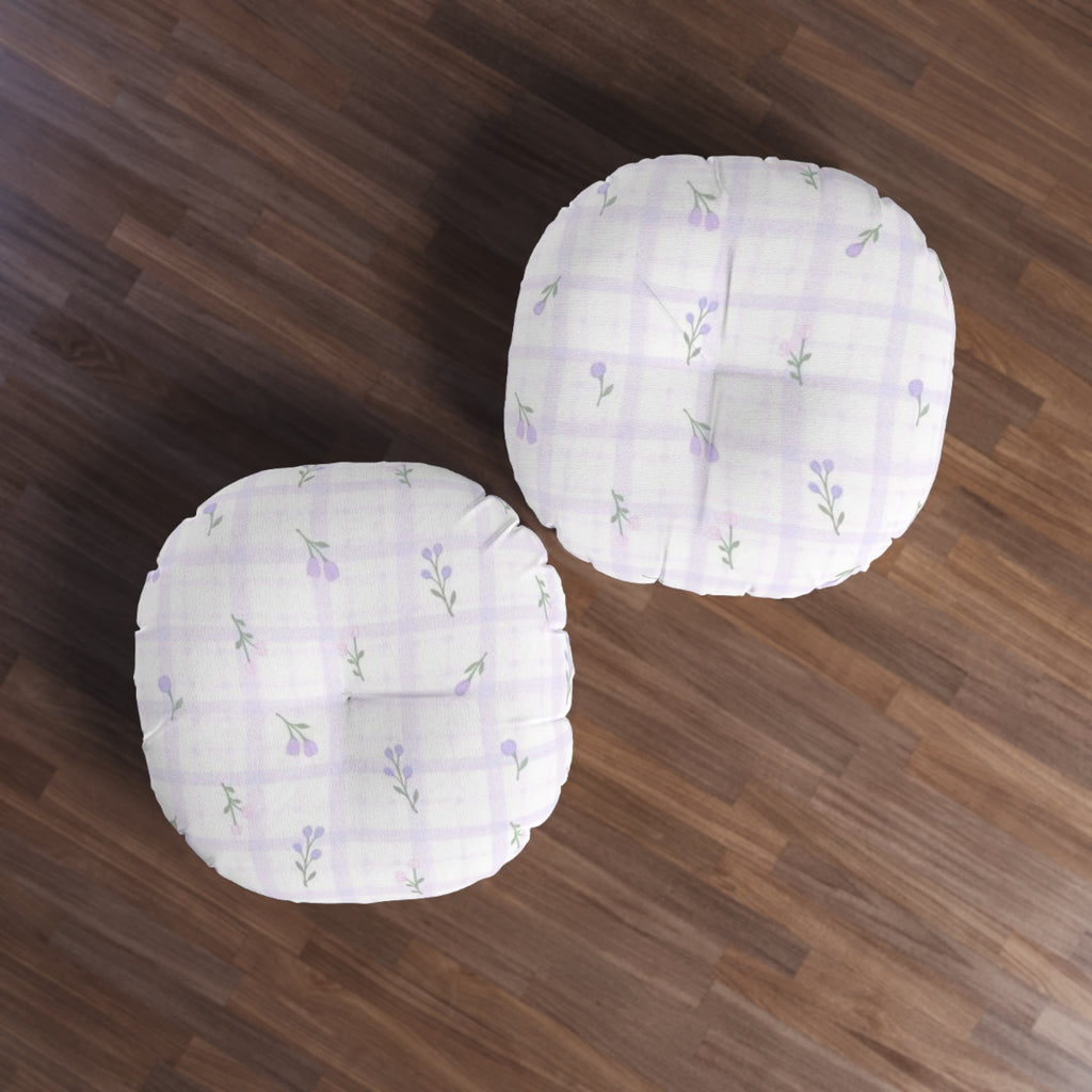 Tufted Floor Pillow, Round