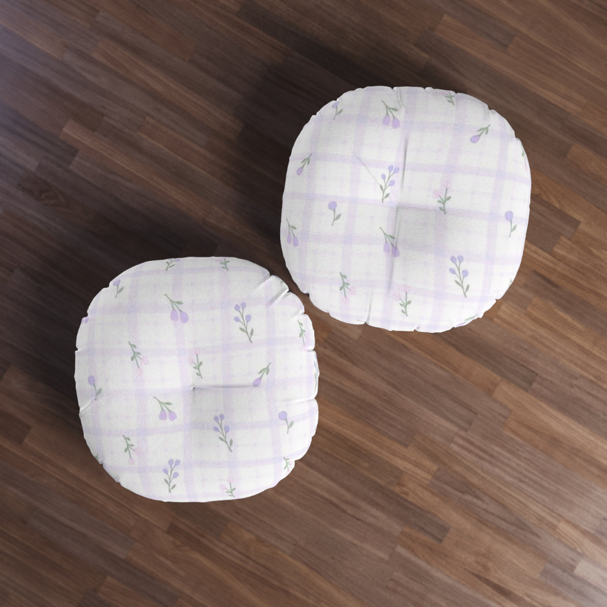 Tufted Floor Pillow, Round