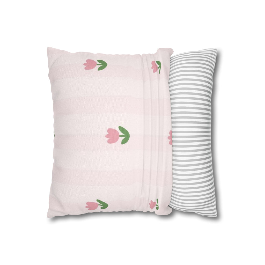 Spun Polyester Square Pillowcase