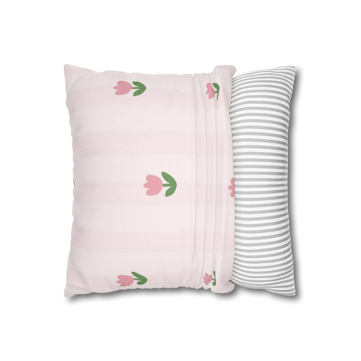 Spun Polyester Square Pillowcase