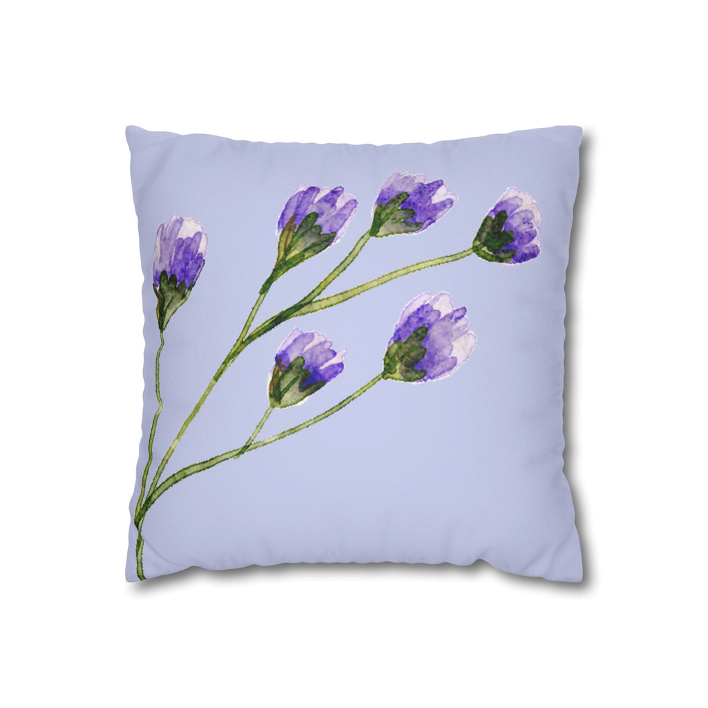 Faux Suede Square Pillowcase