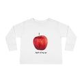 Apple of My Eye Toddler Tee | Kids Long Sleeve Shirt, Fruit Illustration