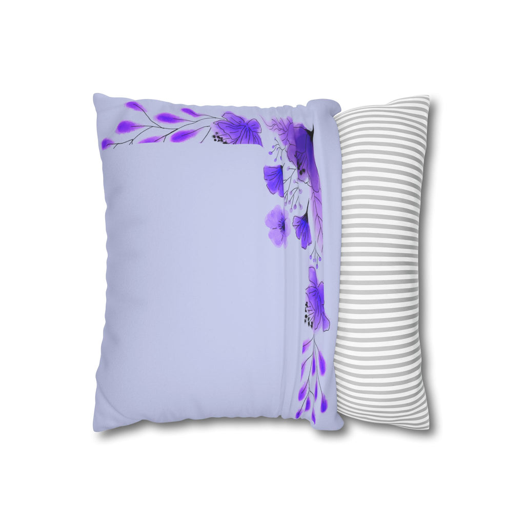 Faux Suede Square Pillowcase