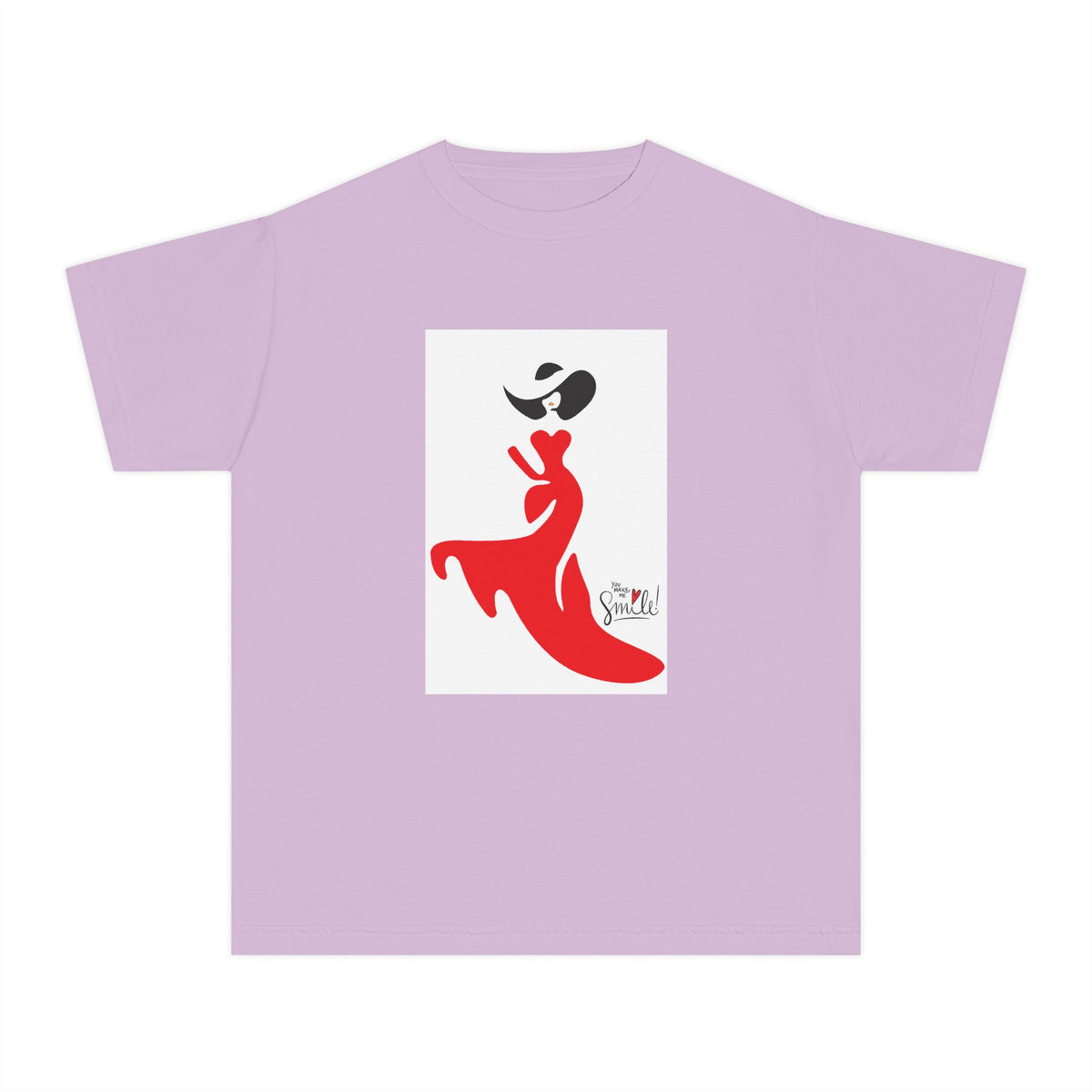 Youth Tee — Red Flamenco Dancer Graphic