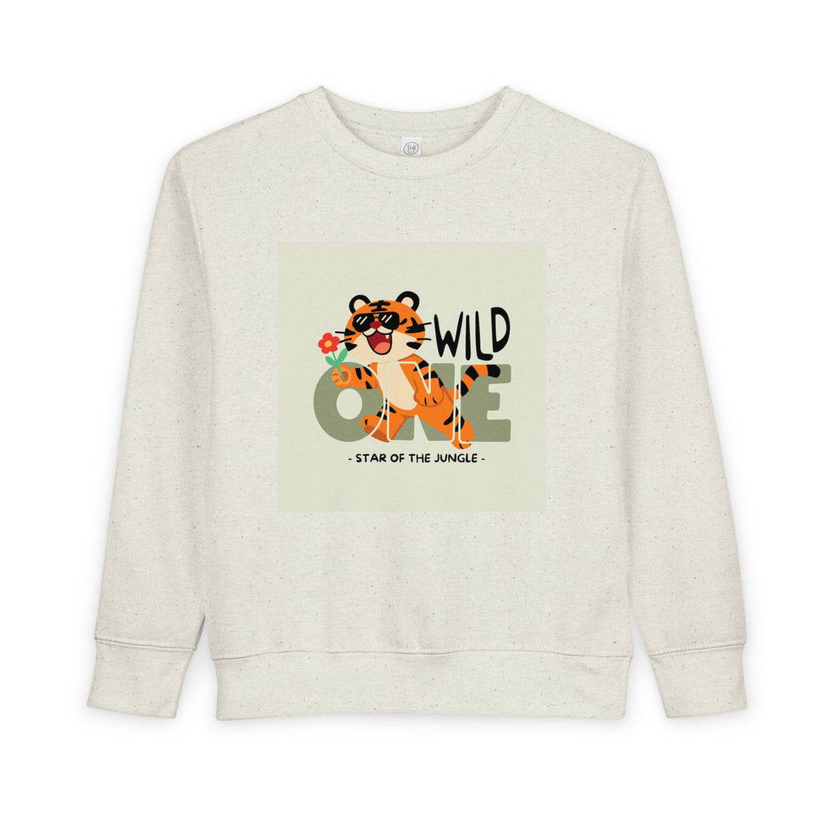 Wild One Tiger Toddler Sweatshirt — 'Wild One' First Birthday Shirt