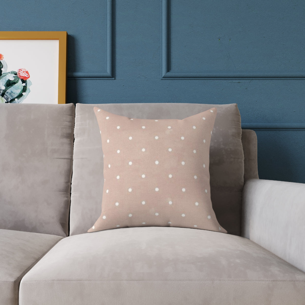 Square Poly Canvas Pillow