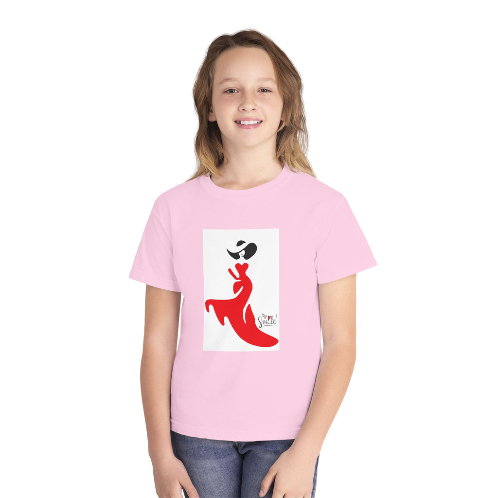 Youth Tee — Red Flamenco Dancer Graphic