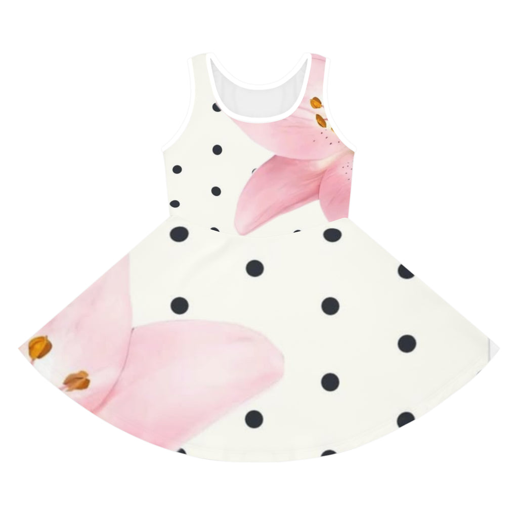 Girls' Sleeveless Sundress (AOP)