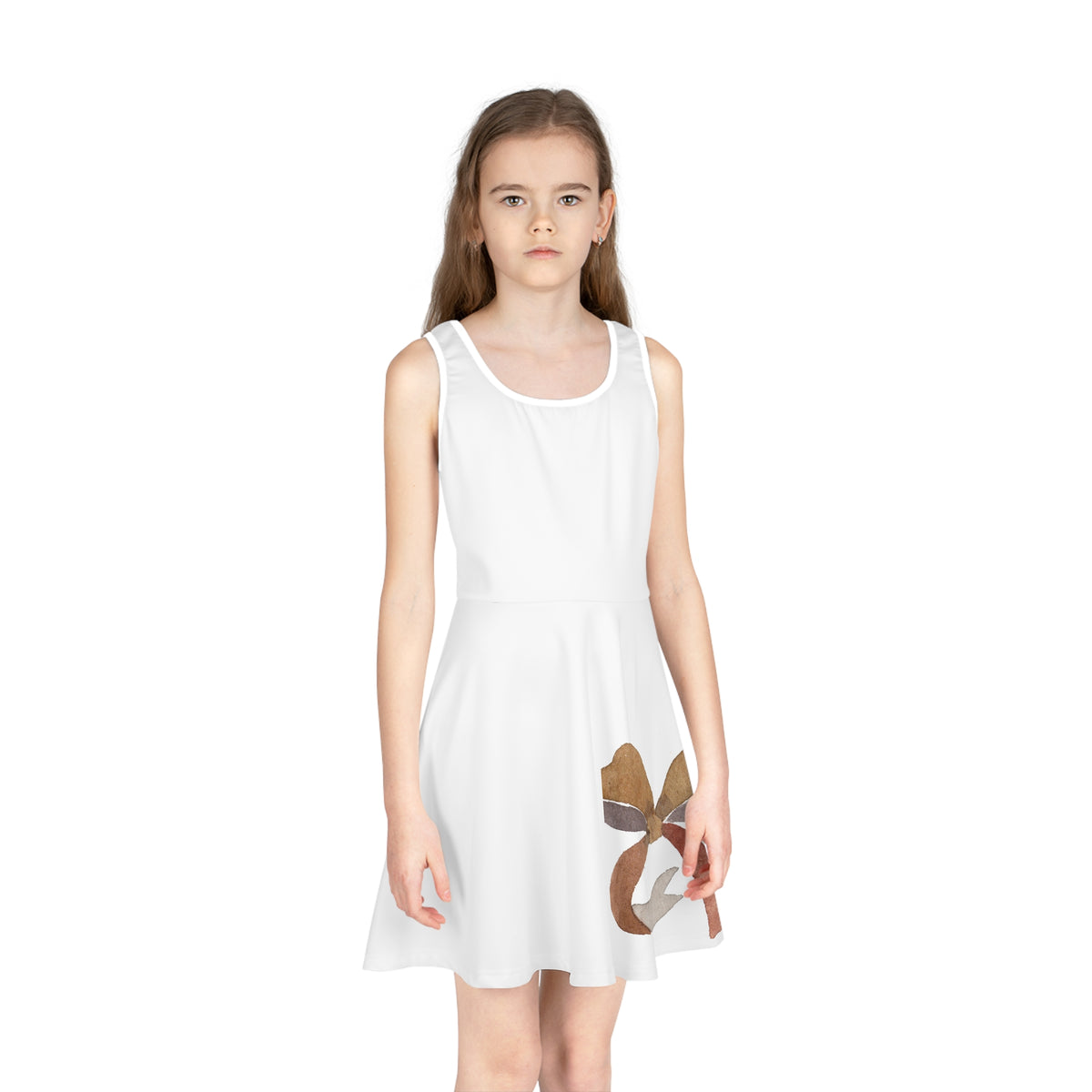Girls' Sleeveless Sundress (AOP)