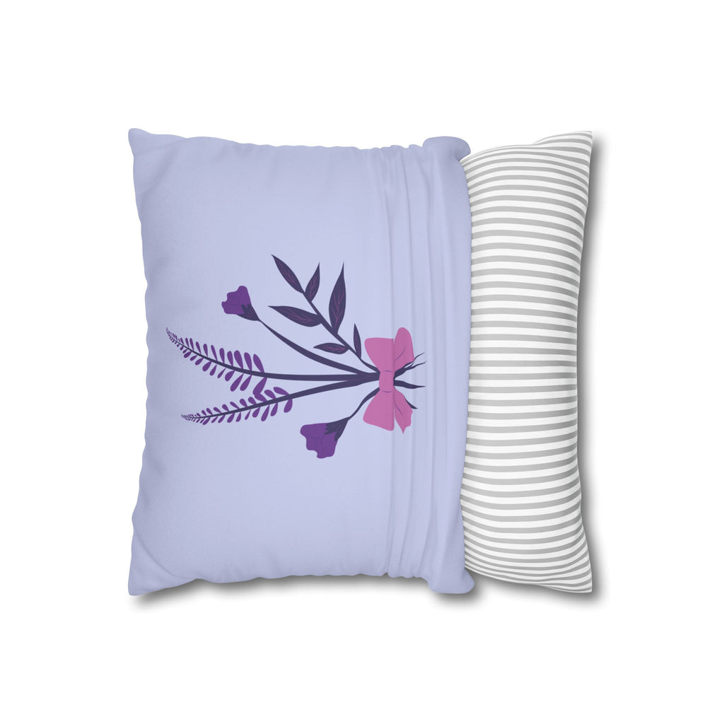 Faux Suede Square Pillowcase