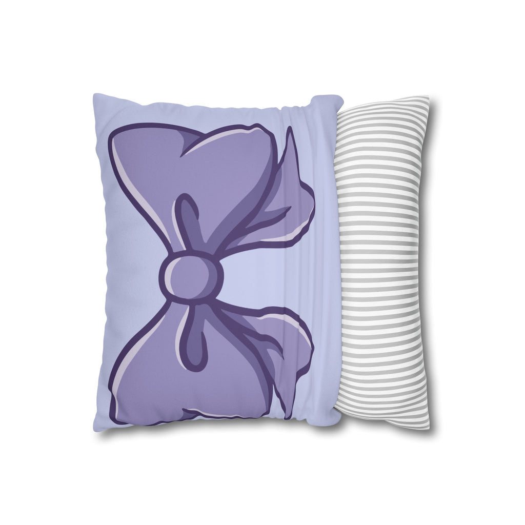 Faux Suede Square Pillowcase