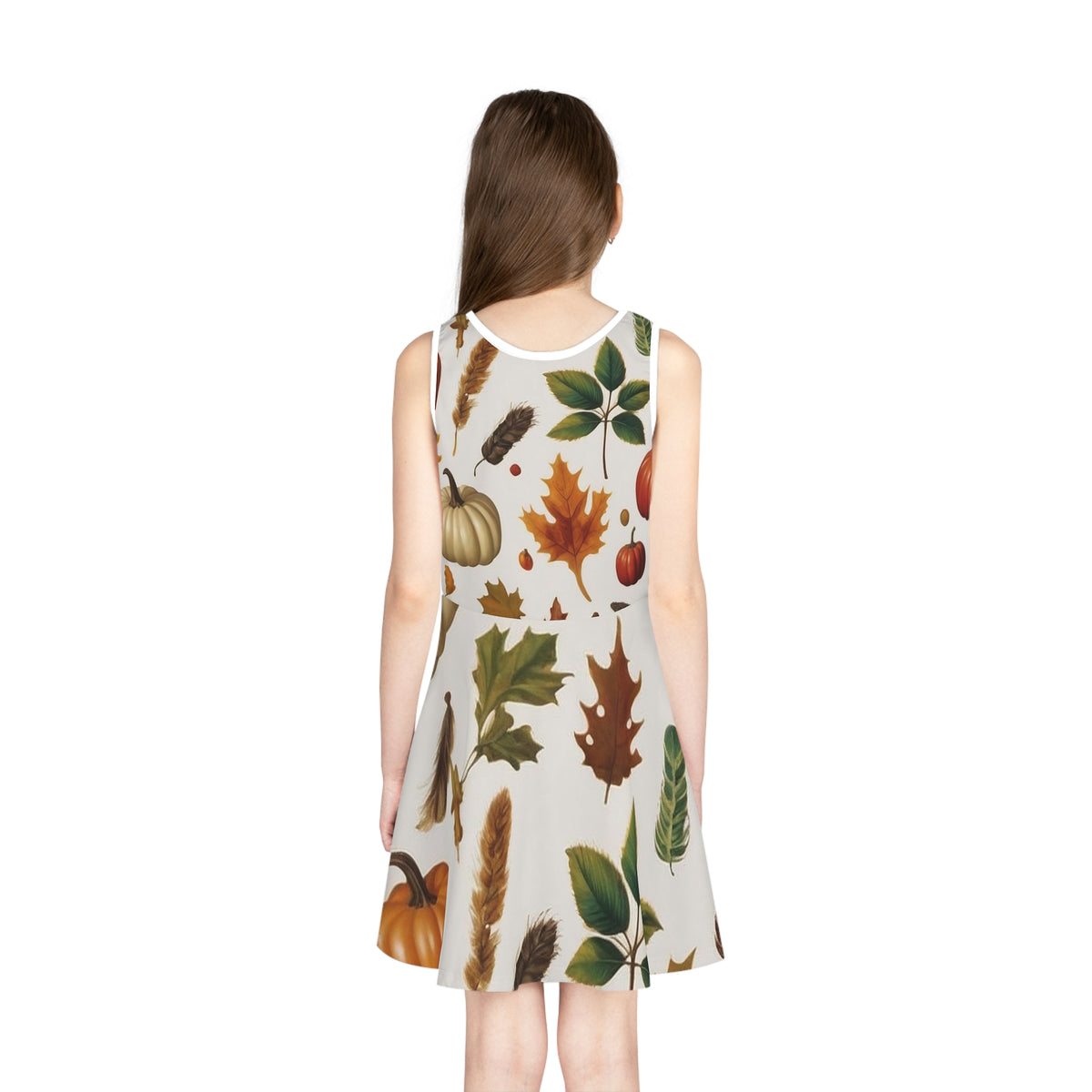 Girls' Sleeveless Sundress (AOP)