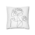Spun Polyester Square Pillowcase