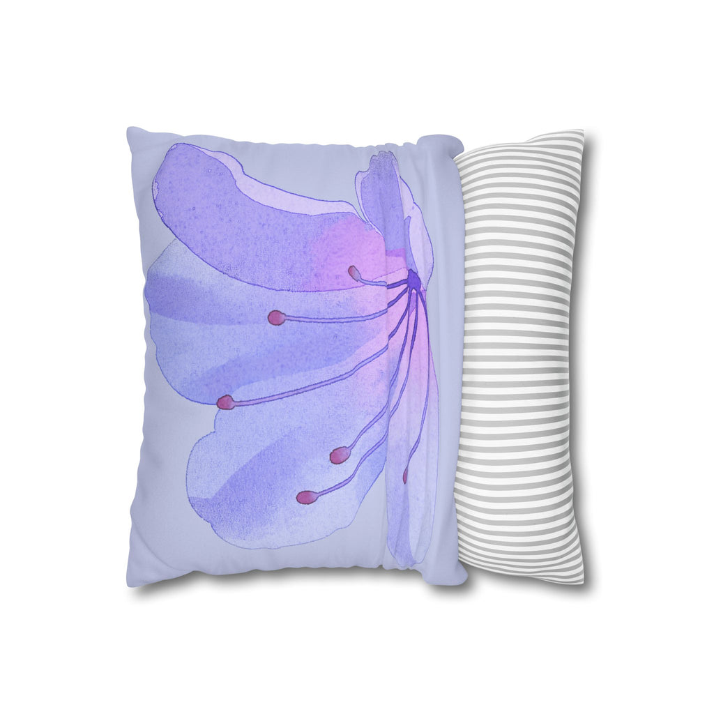 Faux Suede Square Pillowcase