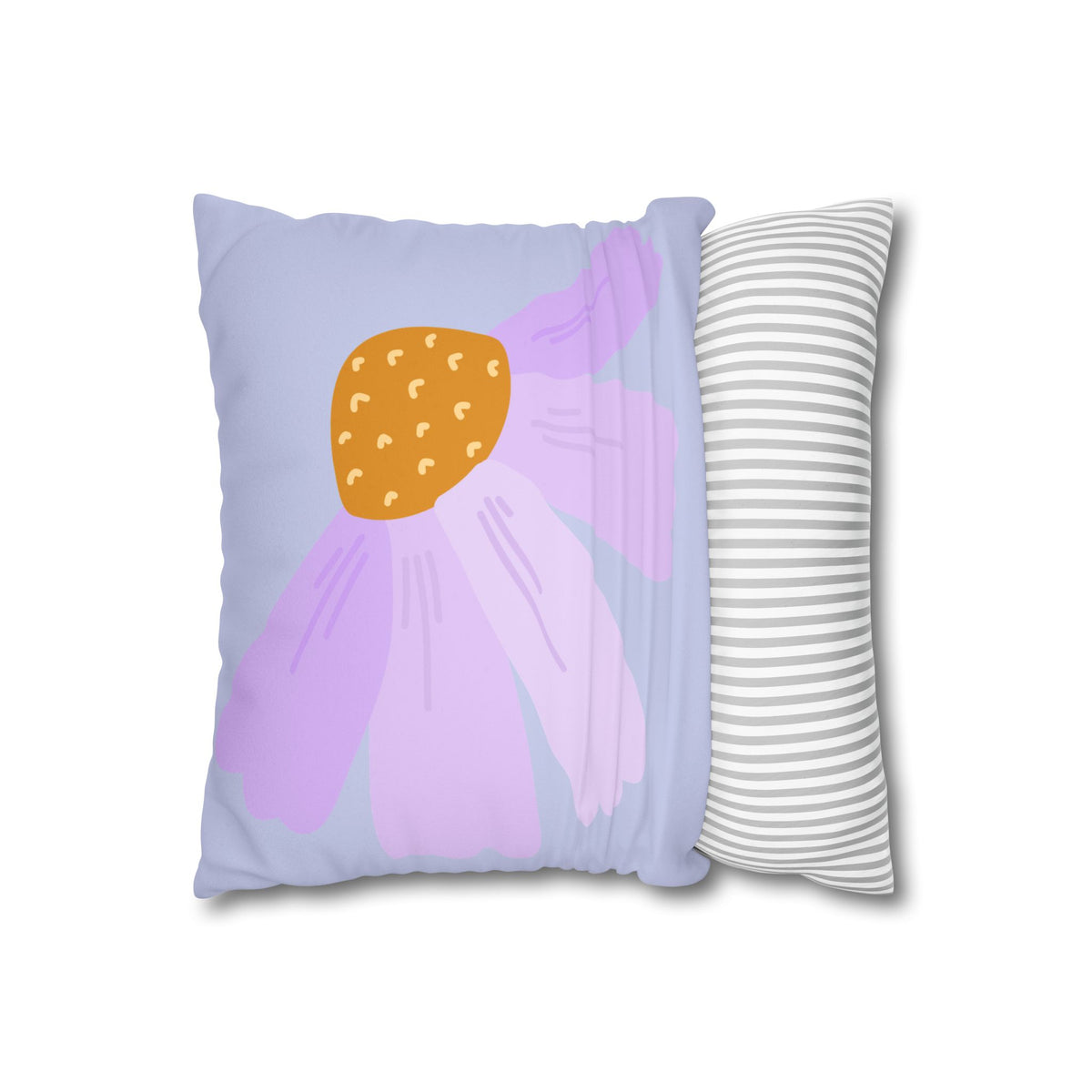 Faux Suede Square Pillowcase