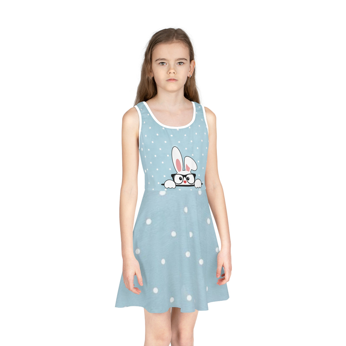 Girls' Sleeveless Sundress (AOP)