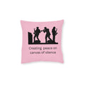 Square Pillow - Pink Back