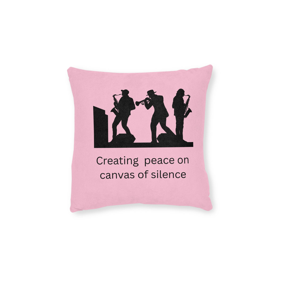 Square Pillow - Pink Back