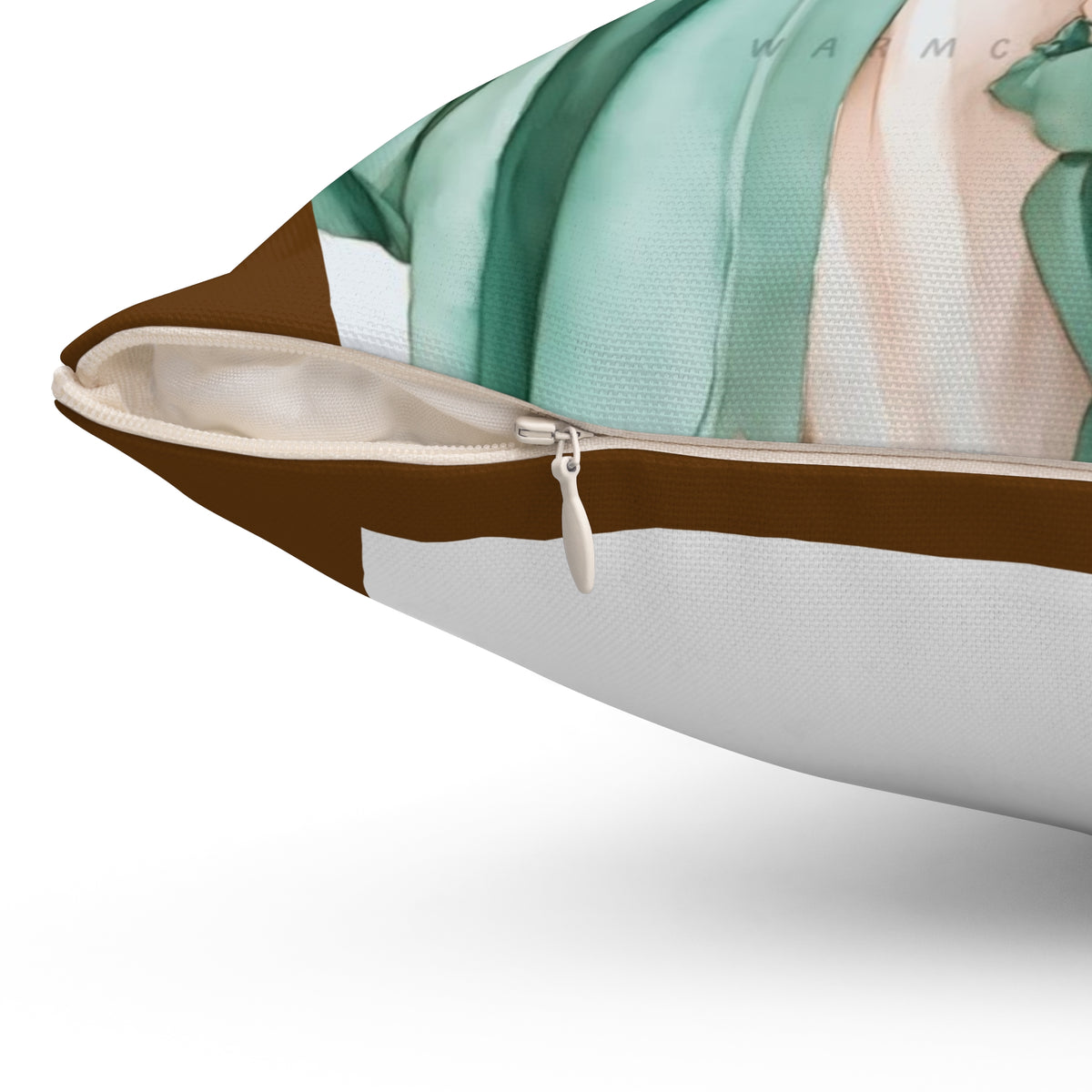 Spun Polyester Square Pillow