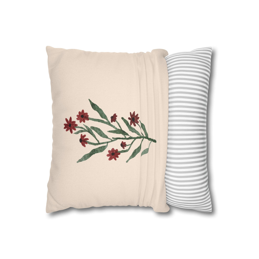 Spun Polyester Square Pillowcase
