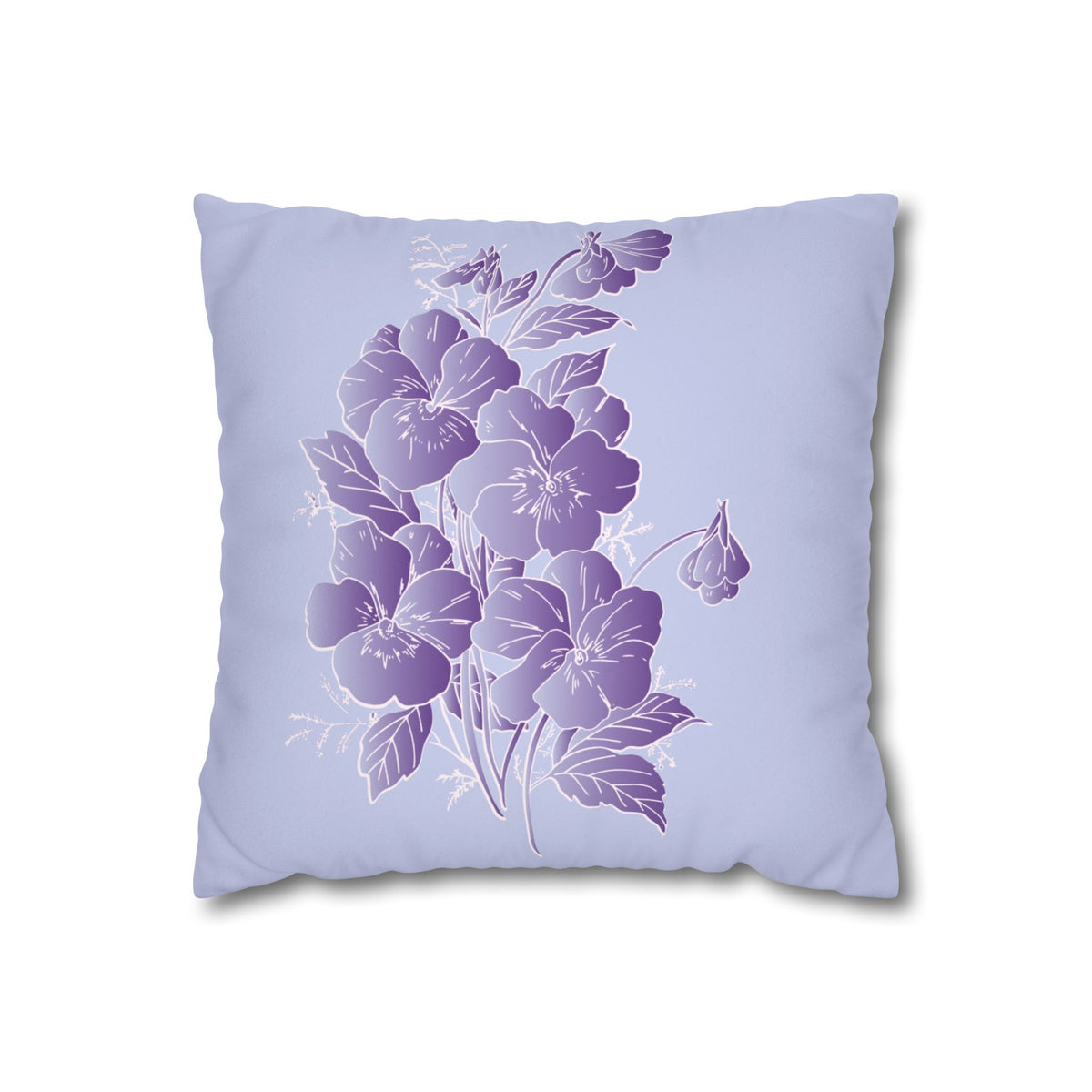 Faux Suede Square Pillowcase