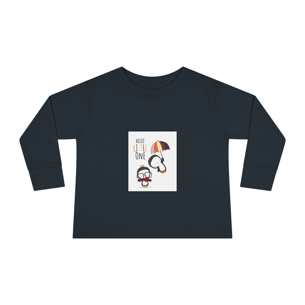 Toddler Tee — 'Hello Little One' Umbrella & Bunny First Birthday Shirt