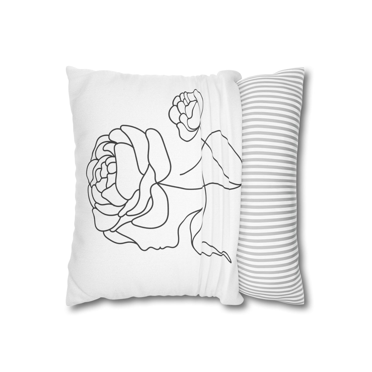 Spun Polyester Square Pillowcase