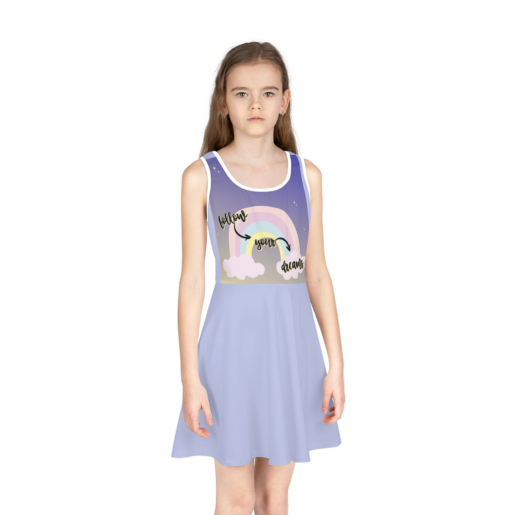 Girls' Sleeveless Sundress (AOP)
