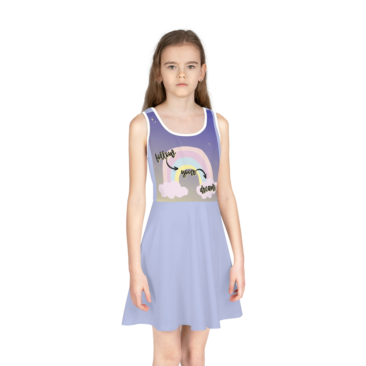 Girls' Sleeveless Sundress (AOP)